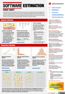 software estimation cheat sheet